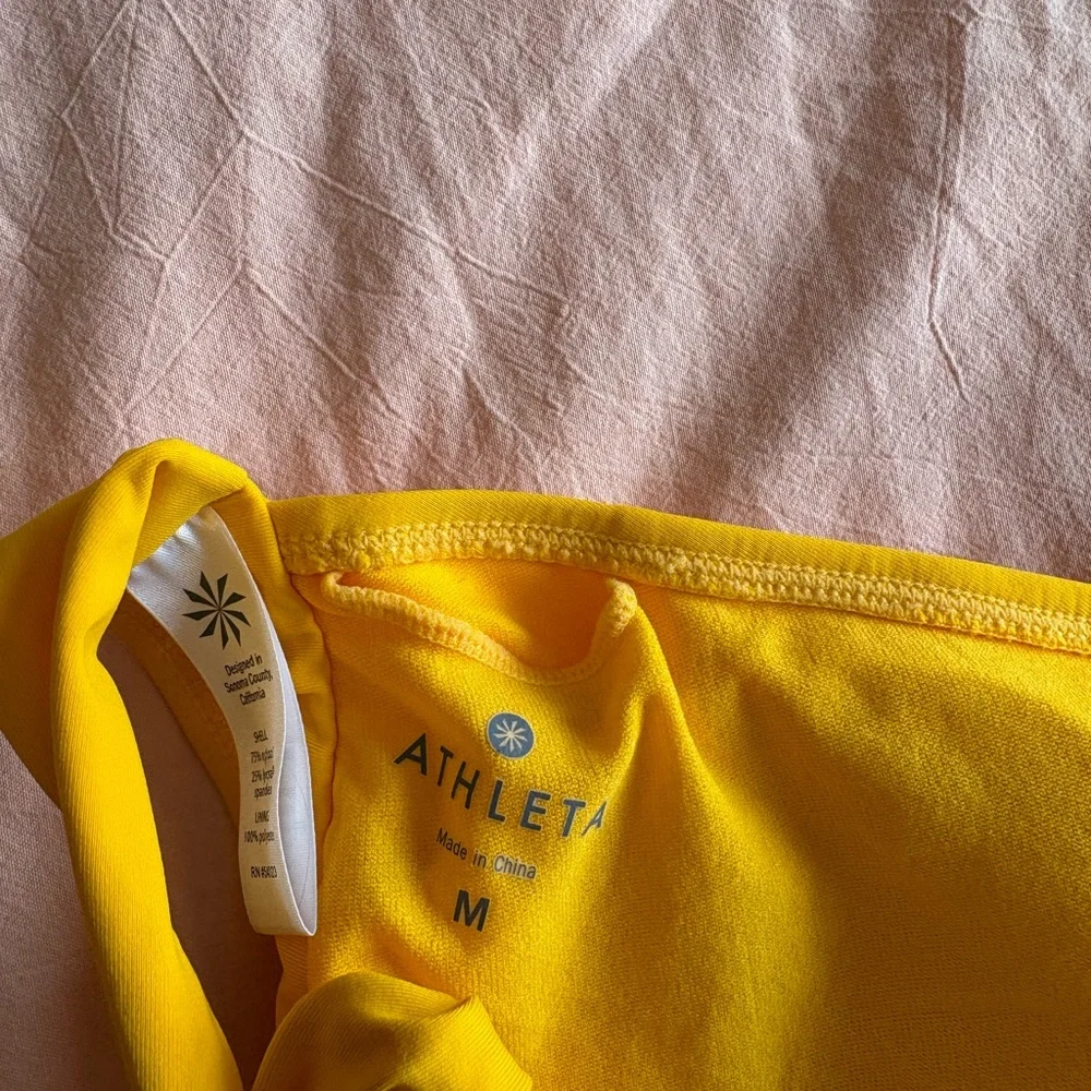 Athleta Bright Yellow Bikini Set - Picture 3 of 5